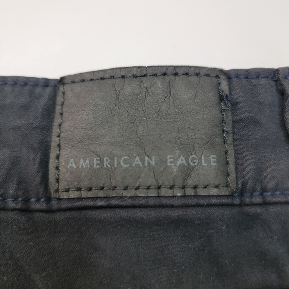 American Eagle Black Next Level Stretch High Rise Jeggings Sz 10/30 NEW - Picture 13 of 16